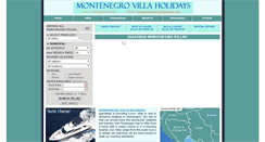 Desktop Screenshot of montenegrovillaholidays.com